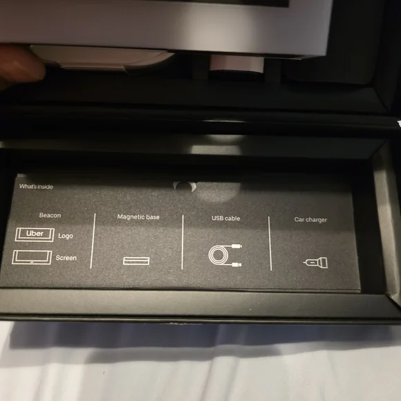 Uber Black and White Tech Kit Beacon 2.0 Never Used - Picture 5 of 7